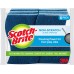 Scotch-Brite Non-Scratch Scrub Sponges, 6 Scrub Sponges, Lasts 50% Longer than the Leading National Value Brand